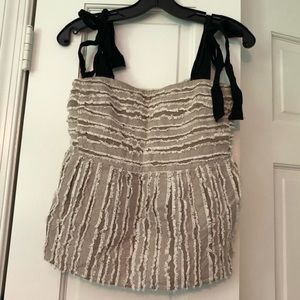 Anthropologie Tie Strap Tank